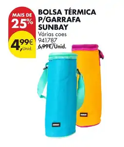 Pingo Doce Bolsa térmica p/garrafa sunbay promoção