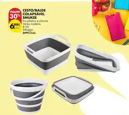 Pingo Doce Cesto/balde colapsável smukee promoção
