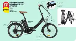 Pingo Doce Bicicleta elétrica dobrável silver/ aventur promoção
