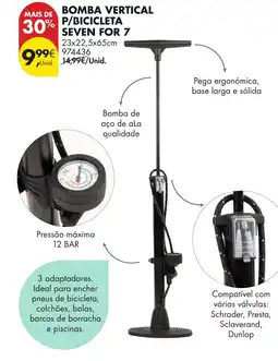 Pingo Doce Bomba vertical p/bicicleta seven for 7 promoção