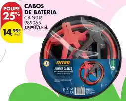 Pingo Doce Cabos de bateria promoção