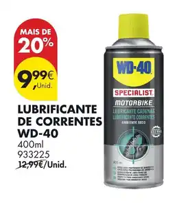 Pingo Doce Lubrificante de correntes wd-40 promoção