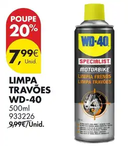Pingo Doce Limpa travões wd-40 promoção
