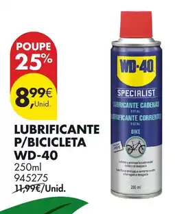 Pingo Doce Lubrificante p/bicicleta wd-40 promoção