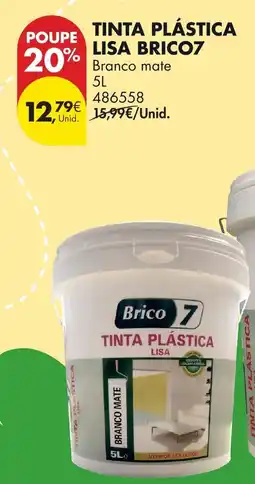 Pingo Doce Tinta plástica lisa brico7 promoção