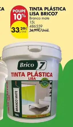 Pingo Doce Tinta plástica lisa brico7 promoção