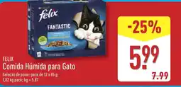 ALDI FELIX Comida Húmida para Gato promoção