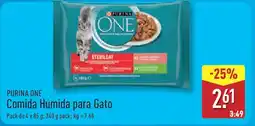ALDI PURINA ONE Comida Húmida para Gato promoção