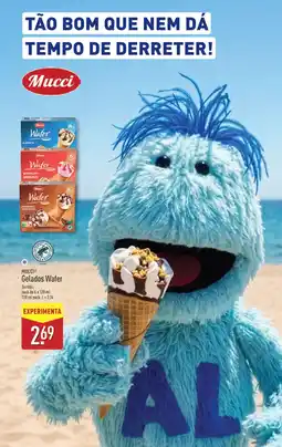 ALDI MUCCI Gelados Wafer promoção