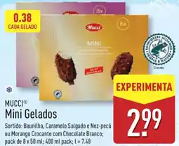 ALDI MUCCI Mini Gelados promoção