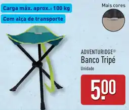 ALDI ADVENTURIDGE Banco Tripé promoção