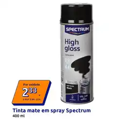 Action Tinta mate em spray Spectrum promoção