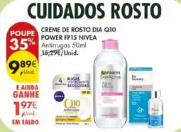 Pingo Doce Creme de rosto dia q10 power fp15 nivea promoção
