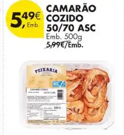 Pingo Doce Camarão cozido 50.70 asc promoção