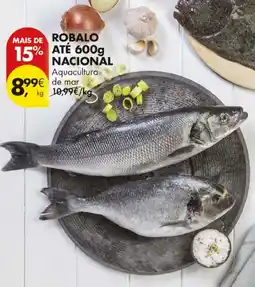 Pingo Doce Robalo até 600g nacional aquacultura promoção