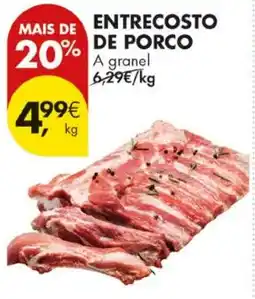 Pingo Doce Entrecosto de porco promoção
