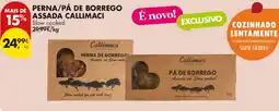 Pingo Doce Perna/pá de borrego assada callimaci promoção