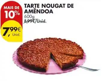 Pingo Doce Tarte nougat de amêndoa promoção