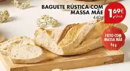 Pingo Doce Baguete rústica com massa mãe promoção