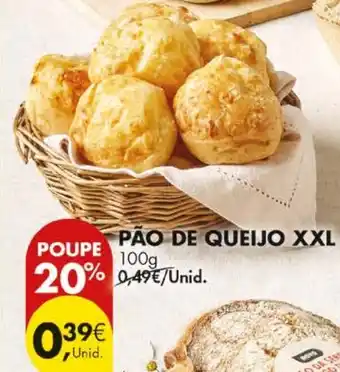 Pingo Doce Pão de queijo xxl promoção