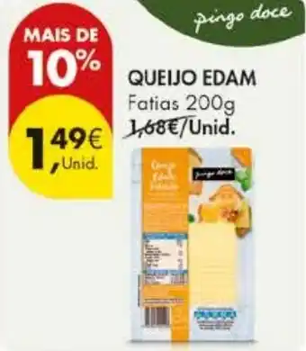 Pingo Doce Queijo edam fatias promoção