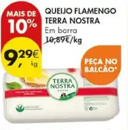 Pingo Doce Queijo flamengo terra nostra em barra promoção