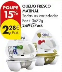 Pingo Doce Queijo fresco matinal promoção