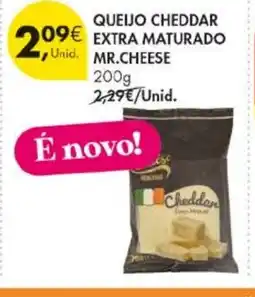 Pingo Doce Queijo cheddar extra maturado mr.cheese promoção