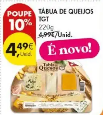 Pingo Doce Tábua de queijos TGT promoção