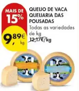 Pingo Doce Queijo de vaca queijaria das pousadas promoção