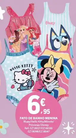 E.Leclerc Fato de banho menina promoção