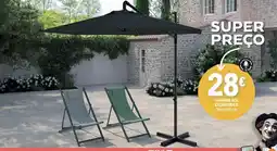 E.Leclerc Guarda sol excéntrico promoção
