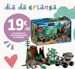 E.Leclerc Esconderijo do dinossauro playmobil promoção