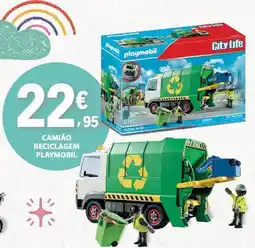 E.Leclerc Camião reciclagem playmobil promoção