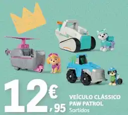 E.Leclerc Veículo clássico paw patrol promoção