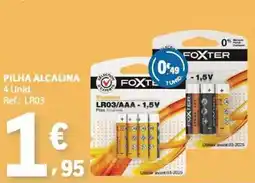 E.Leclerc Pilha alcalina promoção