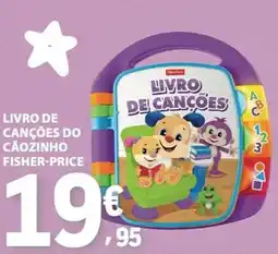 E.Leclerc Livro de canções do cãozinho fisher-price promoção