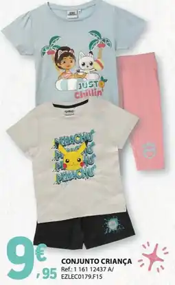 E.Leclerc Conjunto criança promoção