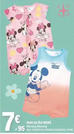 E.Leclerc Macacão bebé promoção