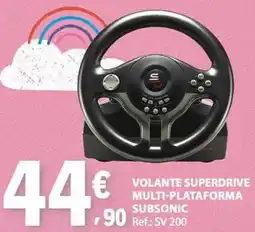 E.Leclerc Volante superdrive multi-plataforma subsonic promoção