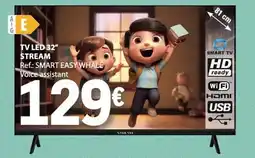 E.Leclerc Tv led 32" stream promoção