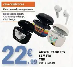 E.Leclerc Auscultadores sem fio tnb promoção