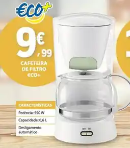 E.Leclerc Cafeteira de filtro €co+ promoção