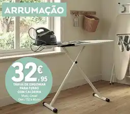 E.Leclerc Tábua de engomar para ferro com caldeira promoção