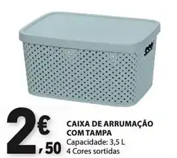 E.Leclerc Caixa de arrumação com tampa promoção