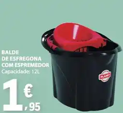 E.Leclerc Balde de esfregona com espremedor promoção