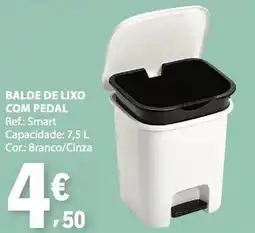 E.Leclerc Balde de lixo com pedal promoção