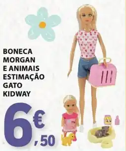 E.Leclerc Boneca morgan e animais estimação gato kidway promoção