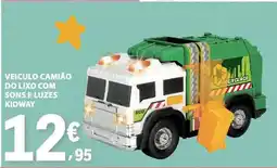 E.Leclerc Veiculo camião do lixo com sons e luzes kidway promoção