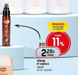 Intermarché Serum p/ cabelo labell promoção